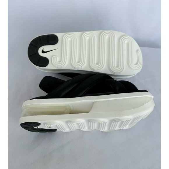 10 WOMEN'S NIKE AIR MAX ISLA SANDAL BLACK WHITE FJ5929-002 SANDALS - Picture 6 of 8